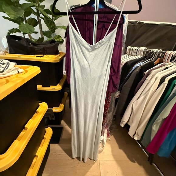 Splendid Breeze Indigo Dress, Sz L - Picture 2 of 8